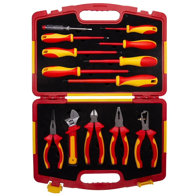 WEDO VDE AC 1000V Insulated Tools Set-13pcs Screwdriver Pliers Set Magnetic