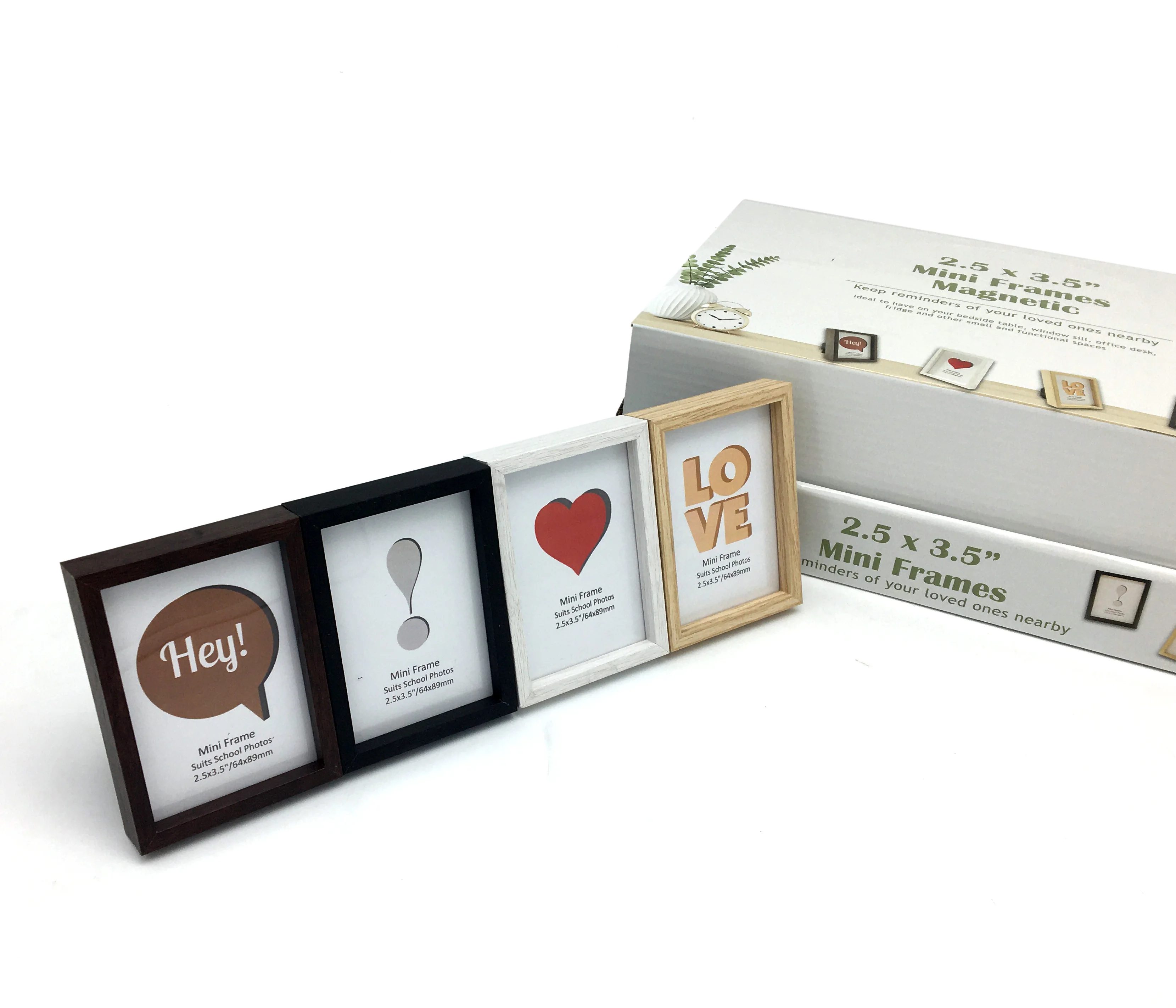 2x3 Inch Mini  photo frame fridge magnet cute magnetic photo picture frame for kitchen fridge