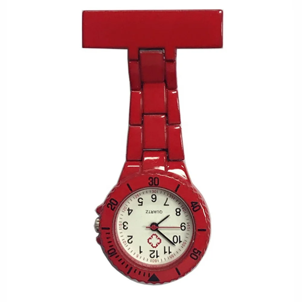 Hospital Medical Colorful Quartz Pocket Nurse Watch Breast Watch For Nurse Doctor Work Accessories