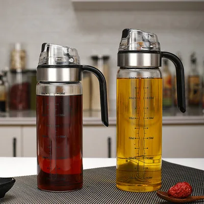 New style Non-Slip Handle Auto Oil Pot Dispenser For Kitchen Cooking