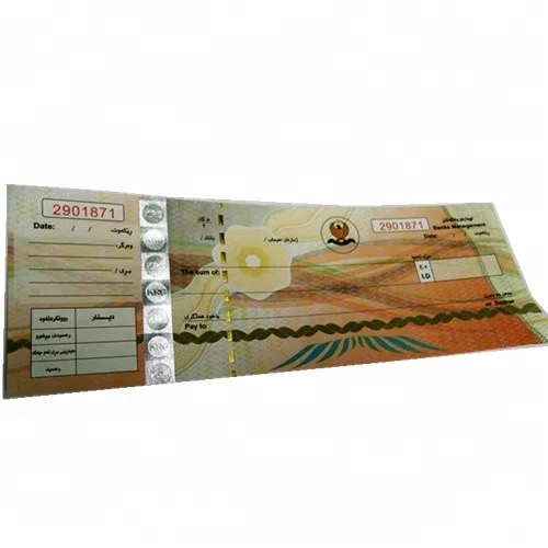 High quality security paper printing discount coupon event gate ticket