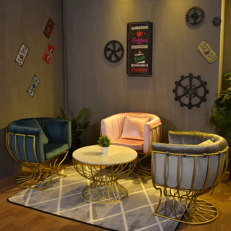 home furniture  modern design couch set living room fabric metal frame sofa