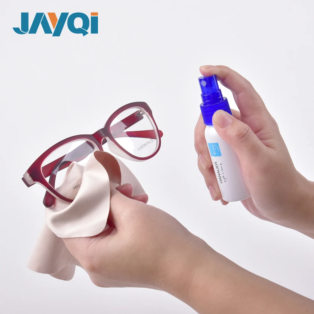 JAYQI Anti-Fog Contact Lens Cleaner China Wholesale 30Ml Spray In Display Lens Cleaner