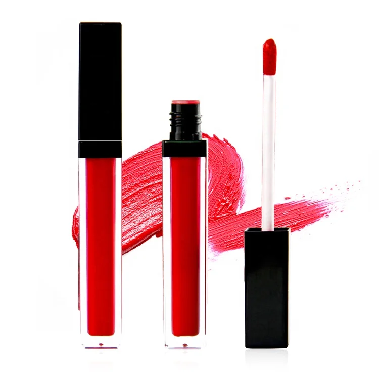 
Private Label Moisturizing Lip Gloss Makeup Lipstick with Shimmer Glitter Matte Lipgloss 