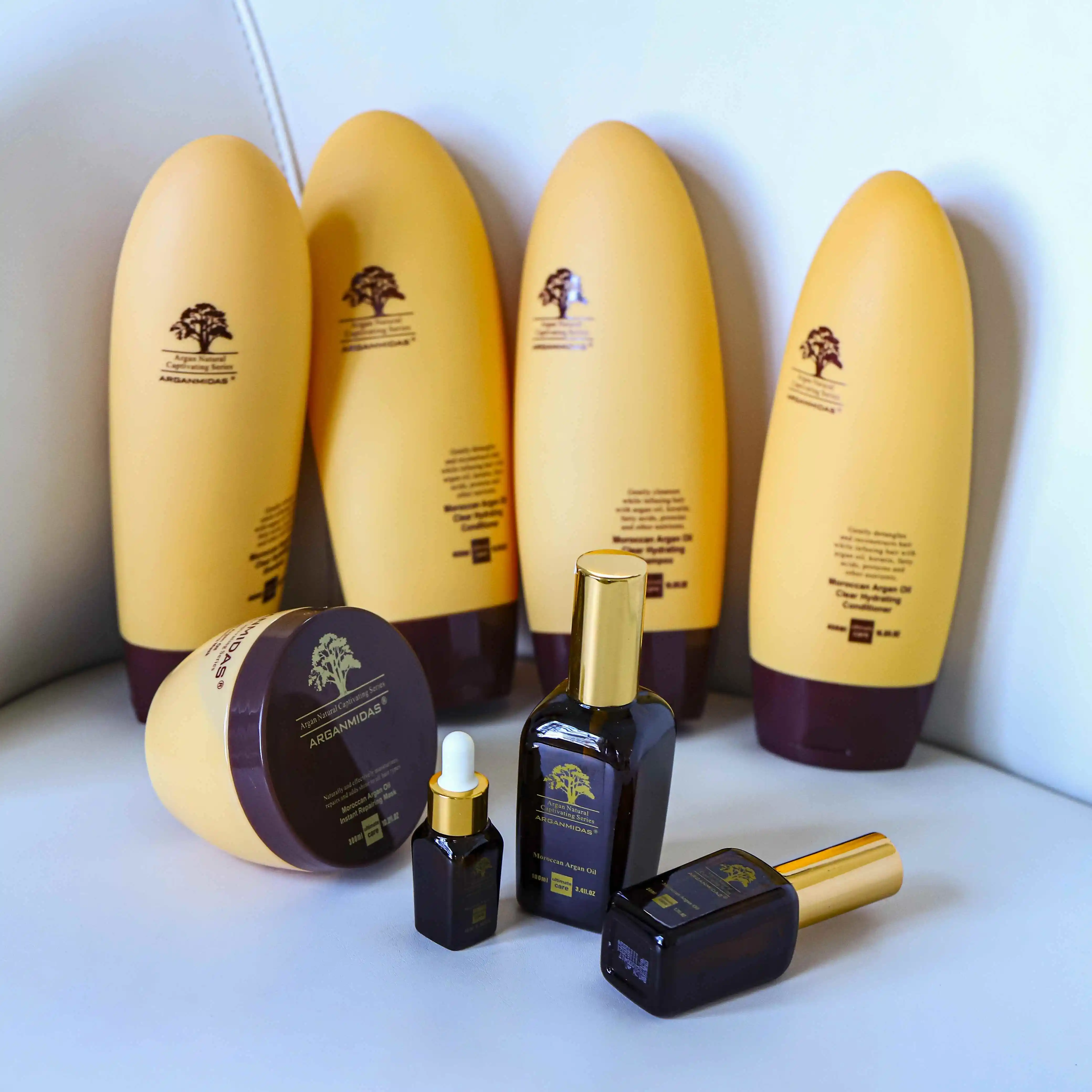 Arganmidas Wholesale spa hair care products cosmetic afro hair treatment moroccan argan oil for african hair