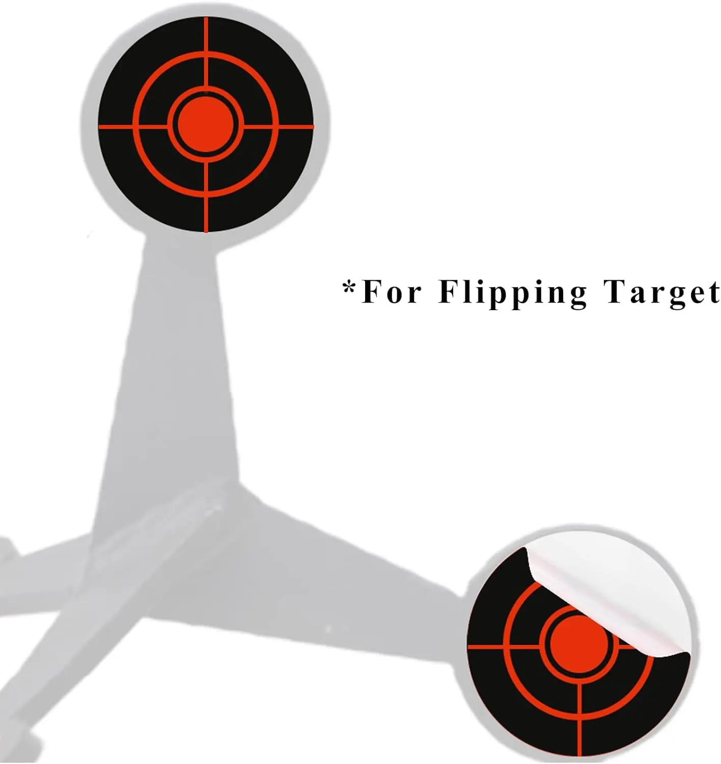 Splatter Target Stickers Adhesive Shooting with Fluorescent Yellow Impact for BB Gun Pellet Gun Airsoft Rifle Shooting Practice