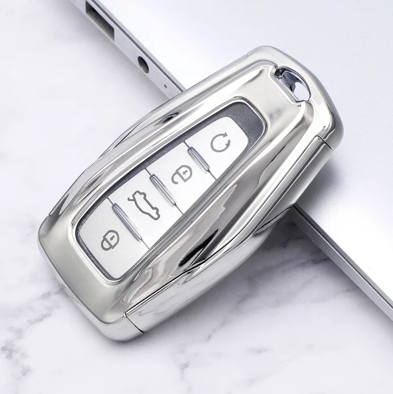Чехол для автомобильных ключей из ТПУ чехол с полным покрытием Geely Coolray 2019-2020 аксессуары Atlas Boyue NL3 Emgrand X7 EX7 SUV GT GC9
