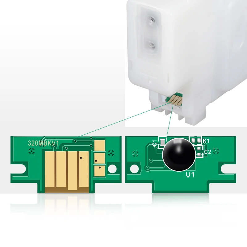 MWEI PFI-321 Ink Cartridge Chip One-time Ship For Canon ImagePrograf TM-355/TM-350/TM-255 /TM-250 Printer