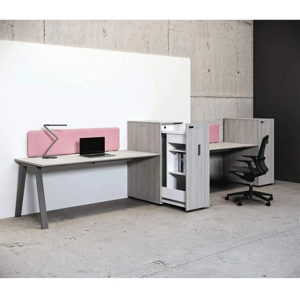 Luxury Workstation Table Desk Call Centre 4 6 Seater Cubicle Office Work Station For Office Furniture