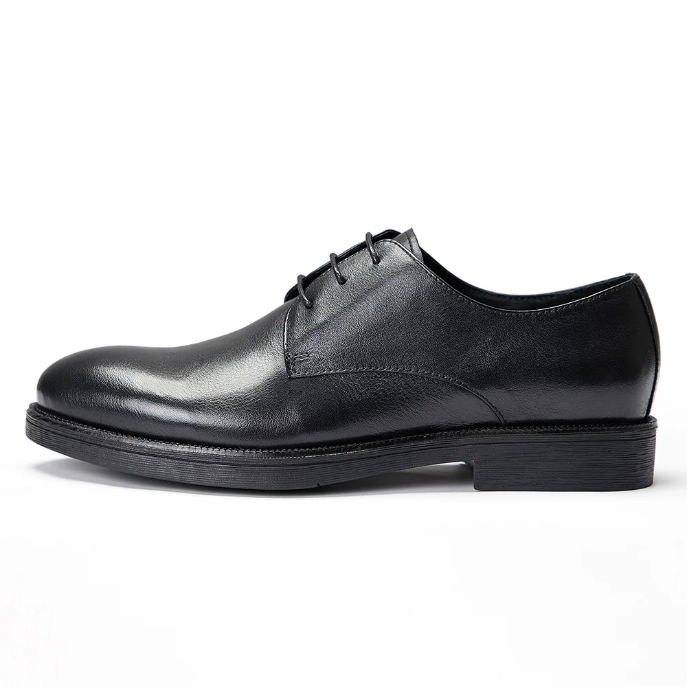
New fashion leather oxfords fine pigskin lining low heel Rubber Outsole dress shoes for men 