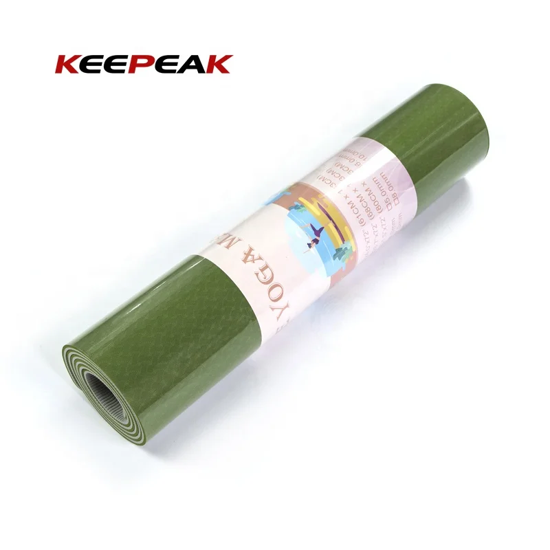 Keepeak Manufactory Direct Yoga Mat 5mm Eco Friendly Yoga Mat Tpe Outdoor Yoga Mats Manufacturer With Bottom Price