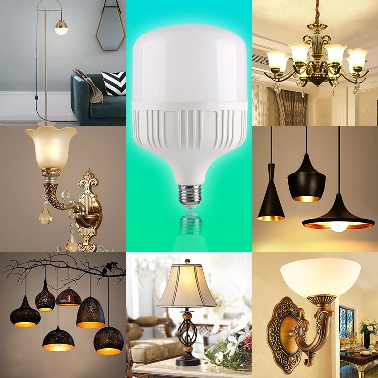 Nice quality Ce Rohs energy Saver Aluminum 5w 10w 15w 20w 30w 40w 50w 60w E27 B22 led bulb lighting