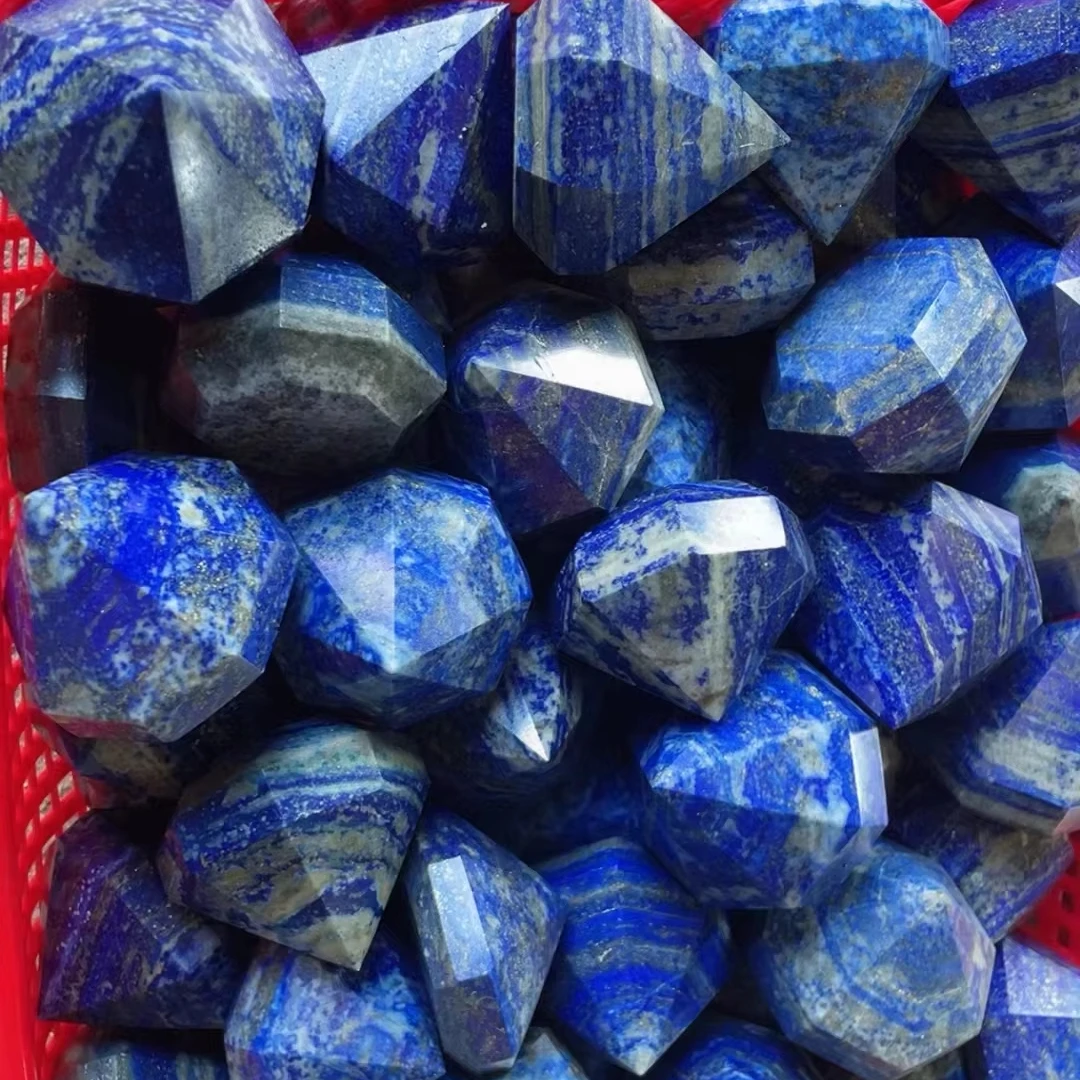 Wholesale natural Healing all kinds Diamond crystal stone High Quality Lapis Lazuli Diamond For Decoration