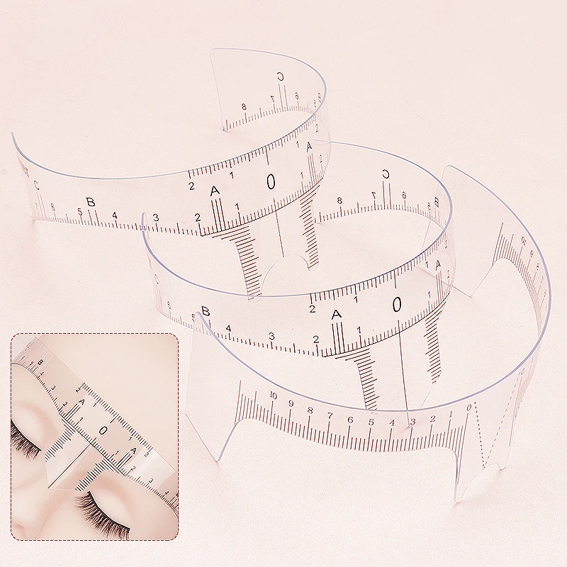 Best Selling Plastic Standard Ruler Eyebrow Tattoo Positioning Ruler Eyebrow Shaping Ruler For Permanent Makeup