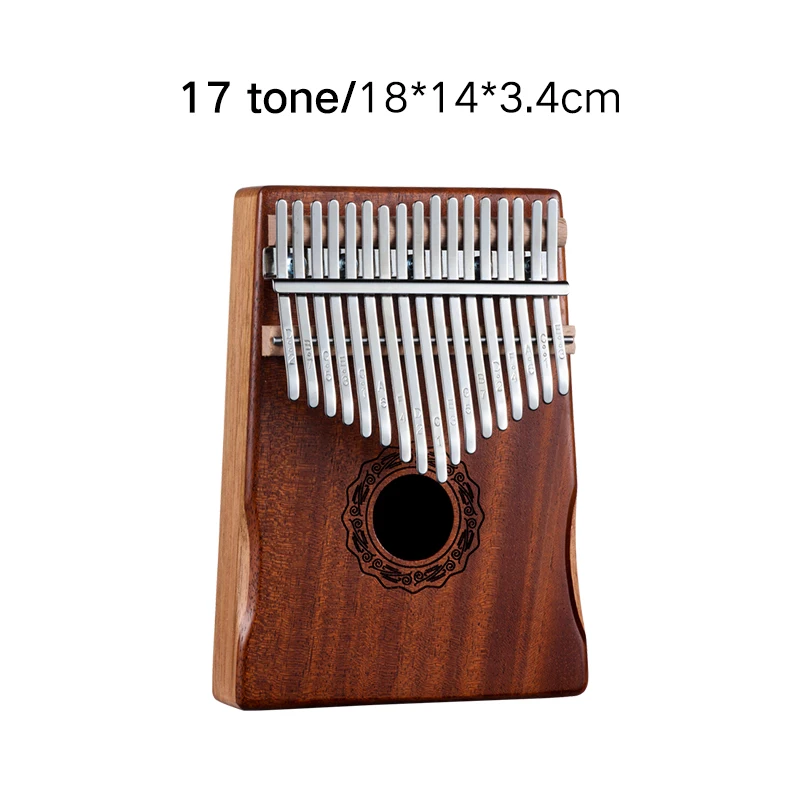 17 клавиш, пианино KalimbaThumb, музыкальный инструмент, медведь, Радужный акриловый палец, пианино Kalimba для детей