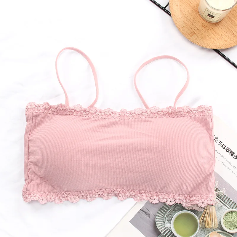 Обхват обхвата груди с тройным рядом пуговиц для девушек с защитой от проскальзывания груди без бретелек бесшовный жилет нижнее белье для женщин