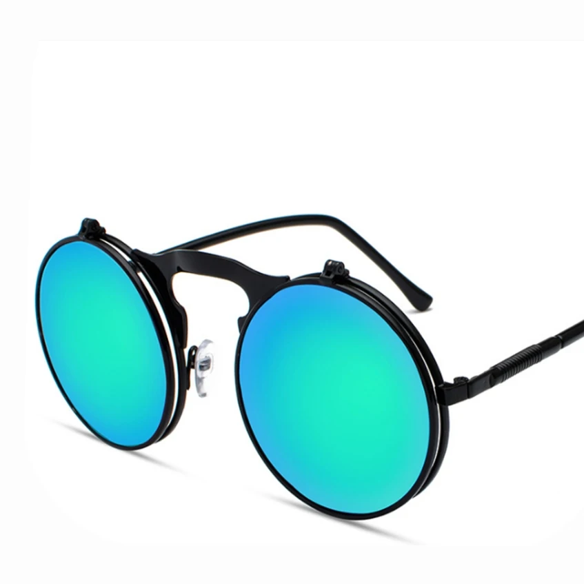 3057 Cheap Fashion Steampunk Women polarized Sunglasses Decoration Men Clear Lens  Tinted Glasses