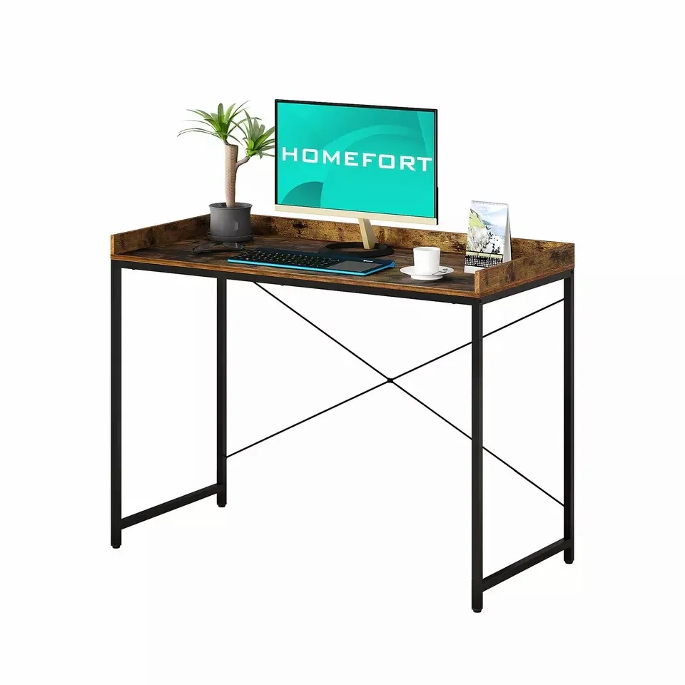 Long Computer Table Light MDF Top Metal feet Office Bedroom Wholesale Cheap hot sale