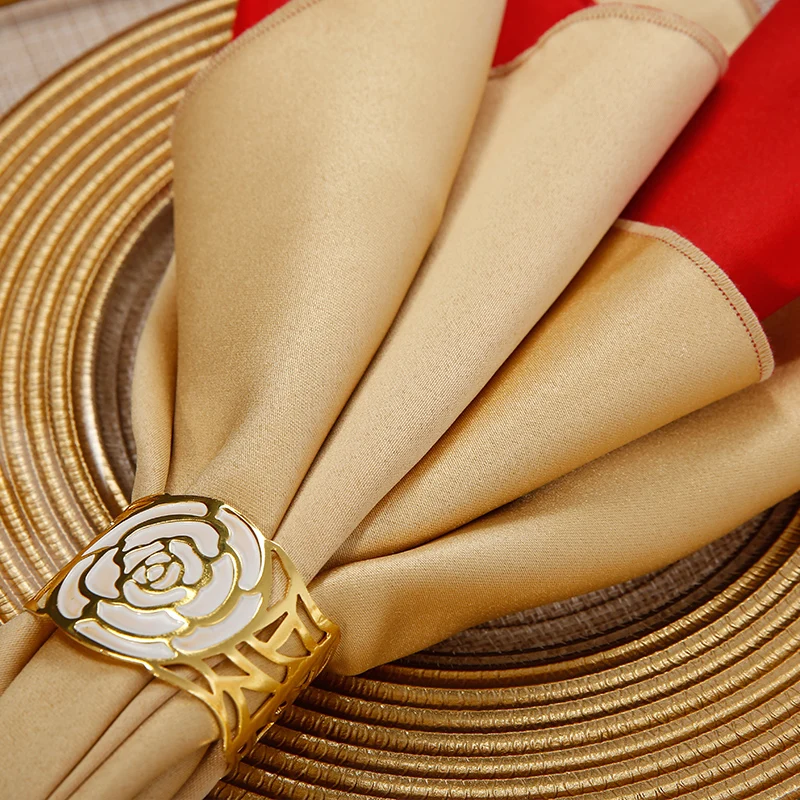 China supplier hotel wedding luxury linen napkins 100% cotton banquet square custom table napkin for dinner