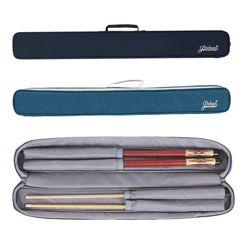 OEM Custom waterproof 2B 2S Billiard Cue Case pool cue bag with Crossbody Strap Convenient Carrying stick Storage