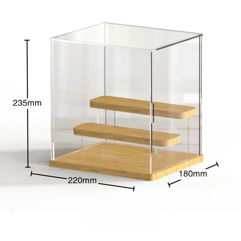 Acrylic display shelf clear acrylic toy car model display stand transparent plexiglass acrylic toy box