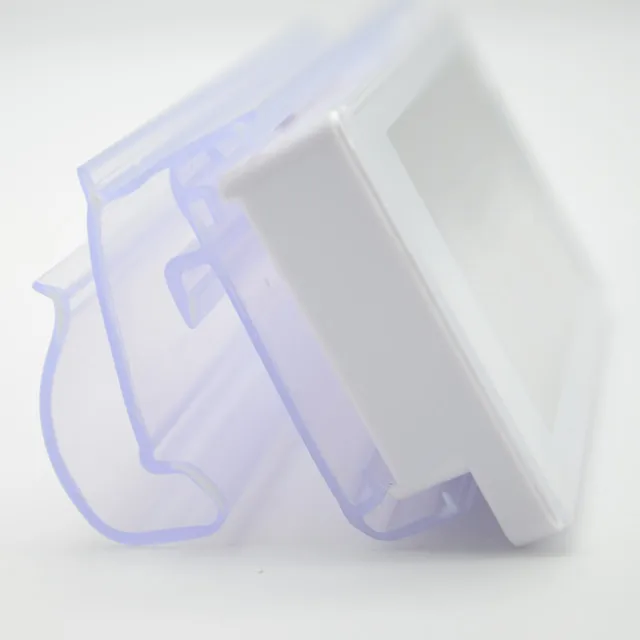 PVC electronic  label holder Plastic price holders price display label holder for supermarket shelf esl bracket