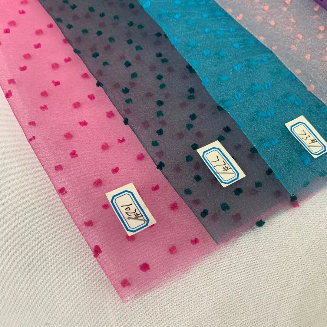 Оптовая продажа, маленькая 3D ткань из органзы с пузырьковыми краями для женского платья, юбки, украшения для одежды