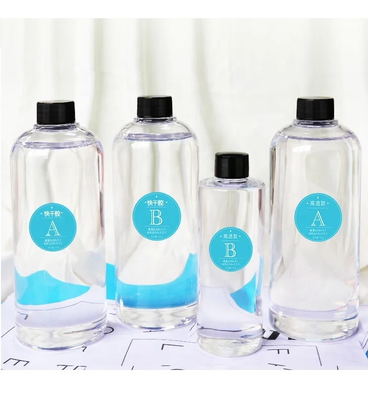 Osbang Manufacture 20kgset Epoxy resin High Transparent Yellowing Resistant adhesives for DIY handmade craft two components glue