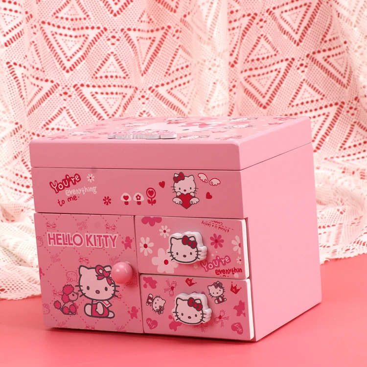 
Fast Shipping 2 Drawer 1 Door Jewelry Storage Box 