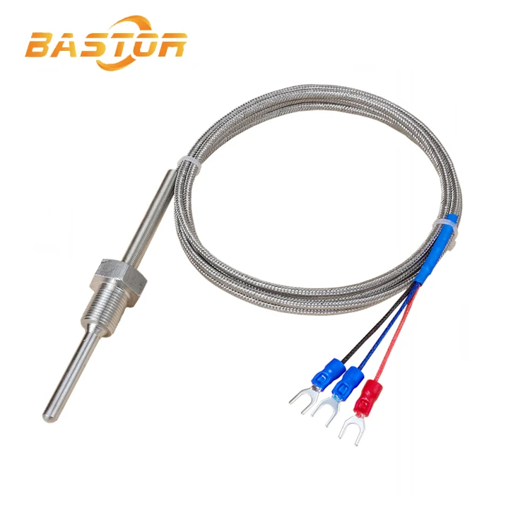 stainless steel rtd pt100 k type Thermocouple Temperature Sensor for Industry Furnace