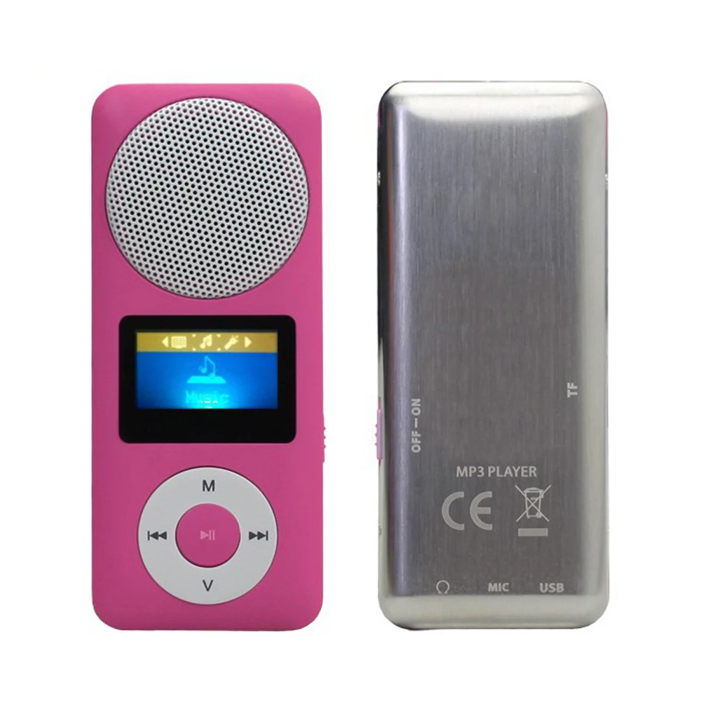 8 Гб flash MP3 плеер встроенный динамик цифровой mp3 музыкальный