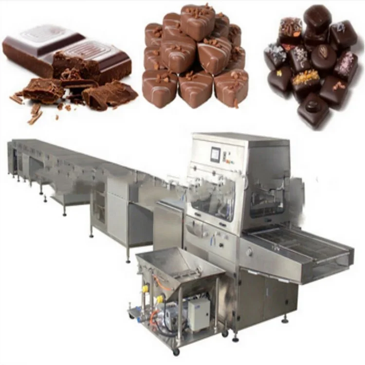 Chocolate drop chips making depositor machine /candy chocolate enrobing machine Chocolate coating machine
