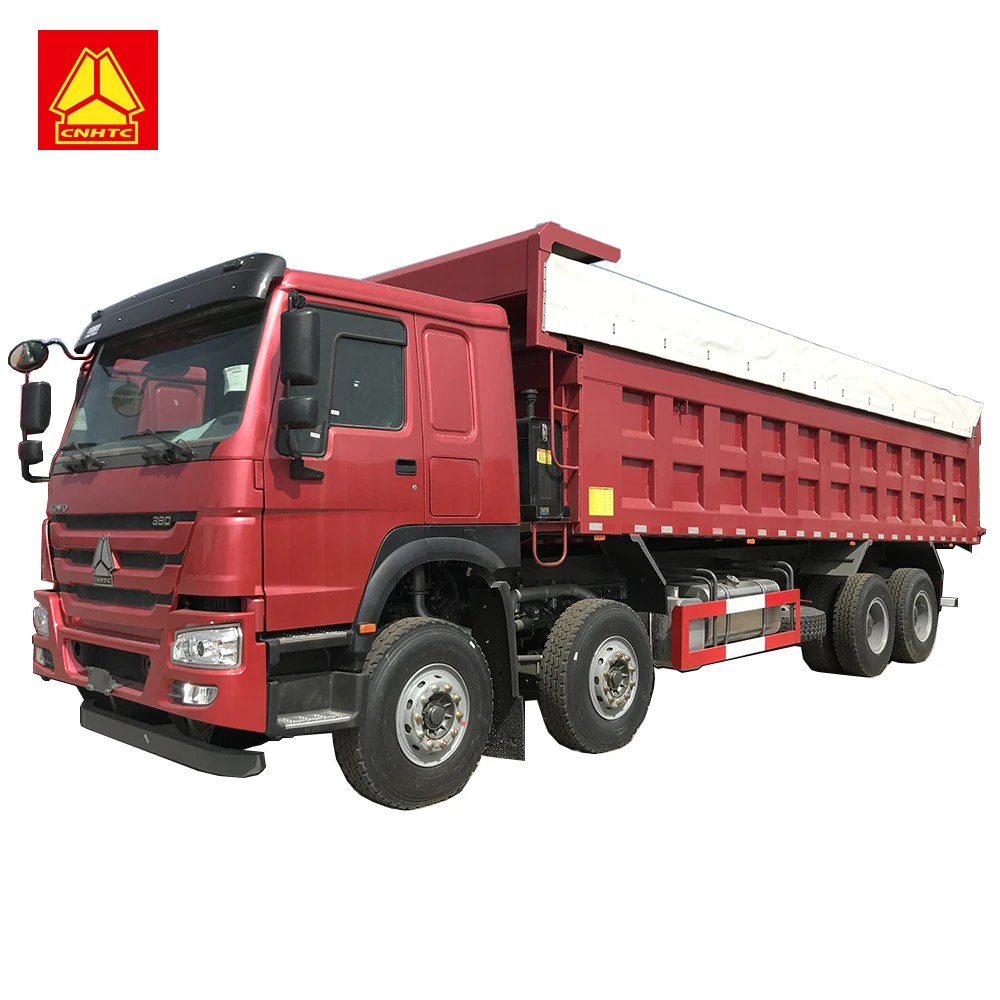 China Sinotruk Howo Euro 2 manual 40 Ton 8x4 drive wheel tipper truck for sale