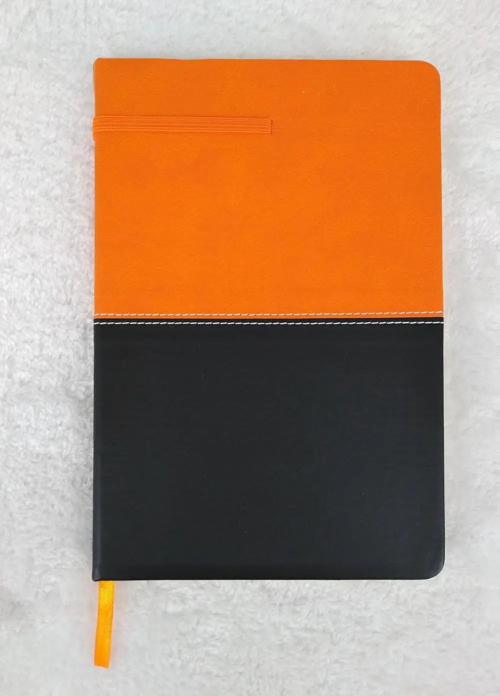 
A5 custom printed spiral notebook leather hardcover embossed travel journal 