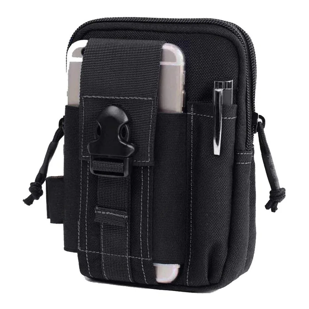 1000D Cordura Нейлоновая тактическая мягкая сумка для повседневного использования гаджет на ремне поясная с держателем сотового телефона