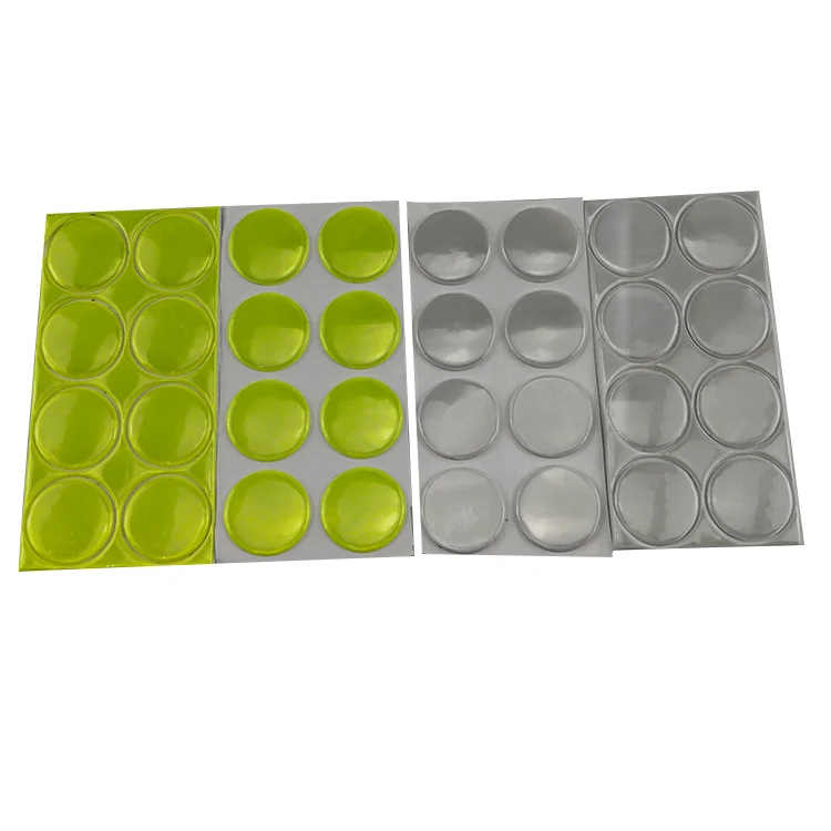 High Visibility PVC Reflective Dot Stickers for Motorcycle Helmet