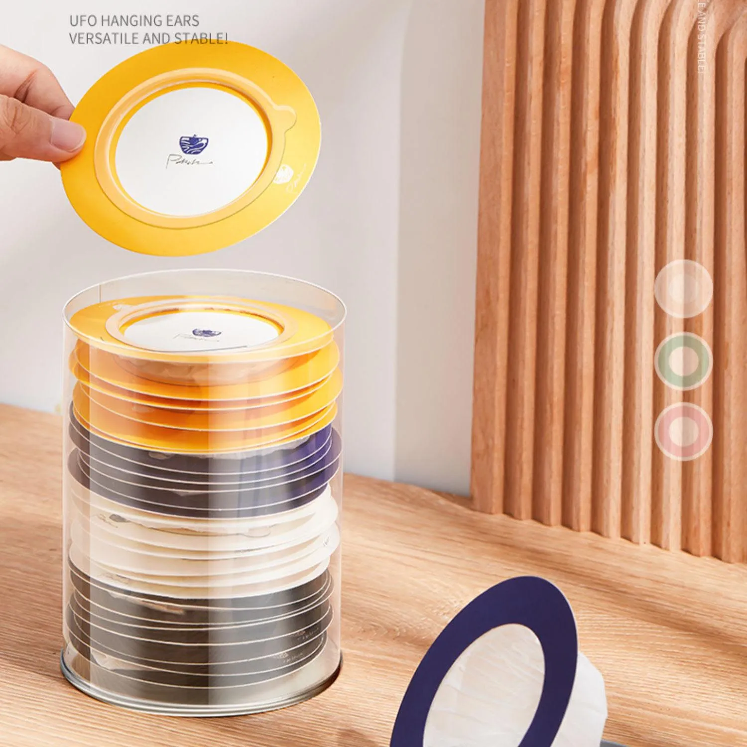 Hot Selling UFO Flying Saucer Coffee Filter Paper Eco-Friendly Drip Coffee Filter Bag