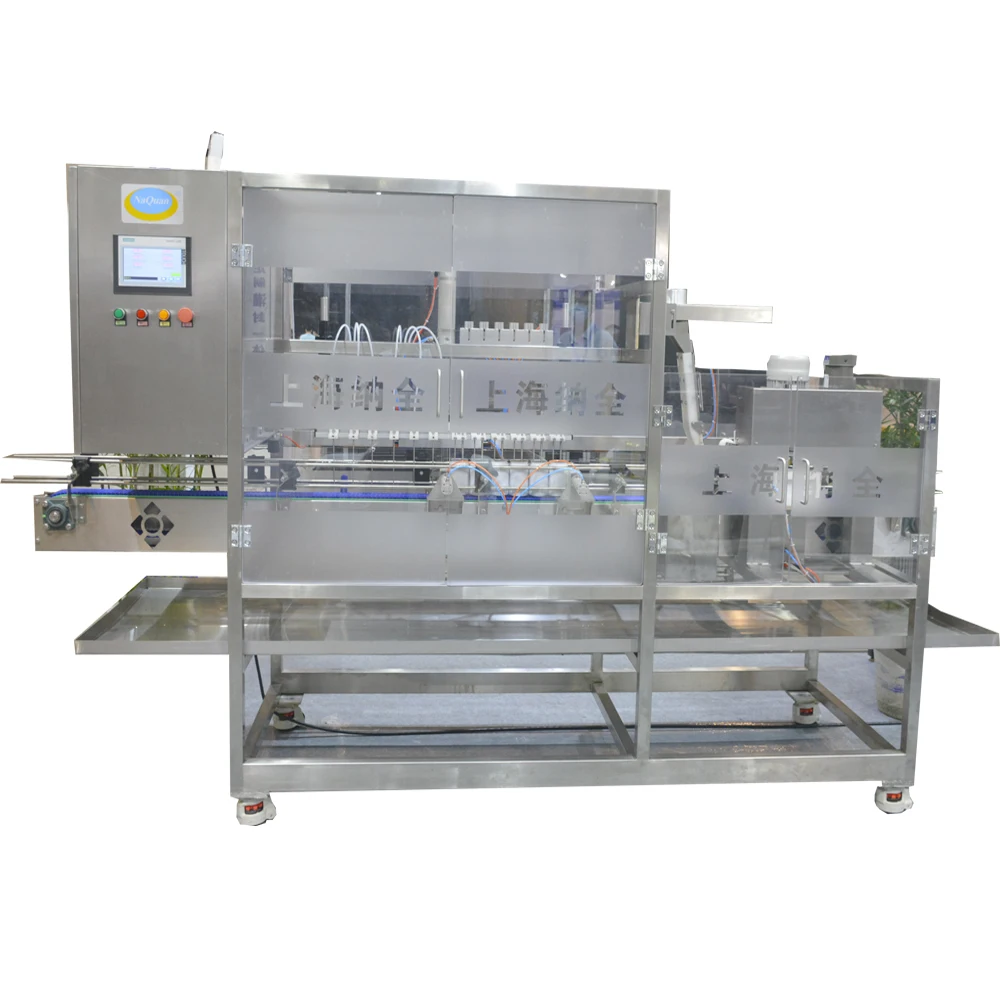 Automaticr Craft Beer Beverage Juice washing machine and filling water in cans