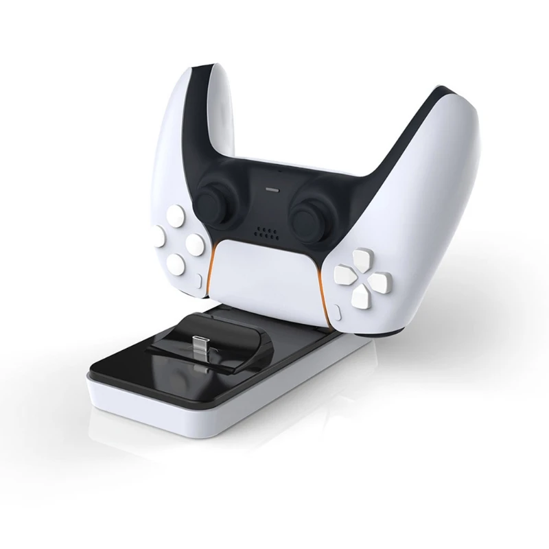 Portable Wireless Game Charging Dock For PS5 Ps4 Ps3 Controller Charging Base For PS5 Gamepad Type-C Dual Station Charger