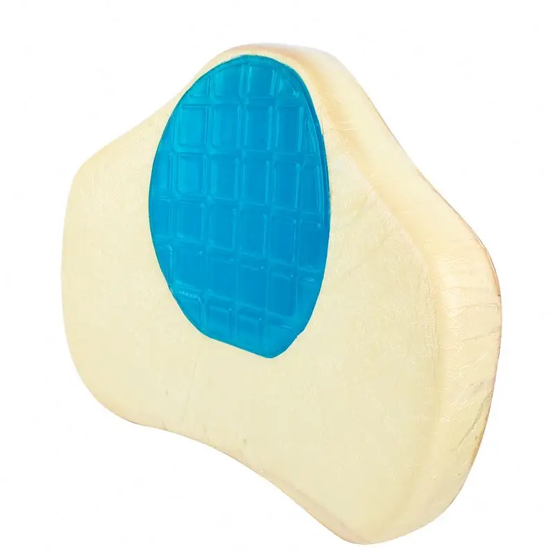 New Hotsale Wave Memory Foam Pillow Custom Memory Foam Lumbar Back Support Cushion