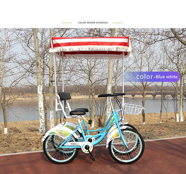 Новый стиль 20-дюймовый Двухместный безопасный велосипед для двух человек взрослые велосипеды тандем Туризм