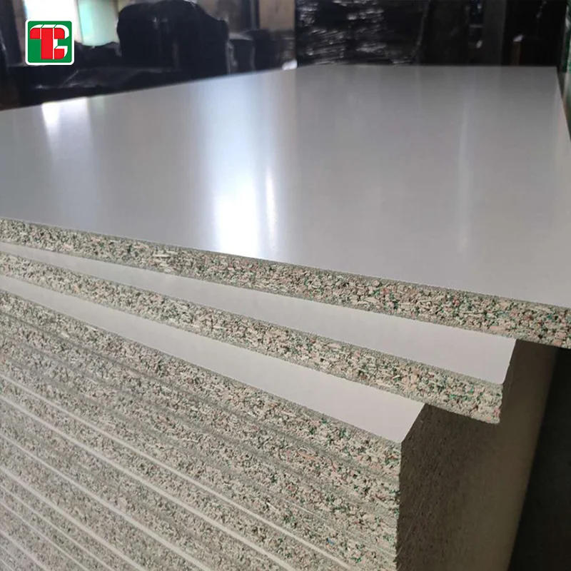 18Mm Melamine Block Board White Melamine Particle Board Carcass