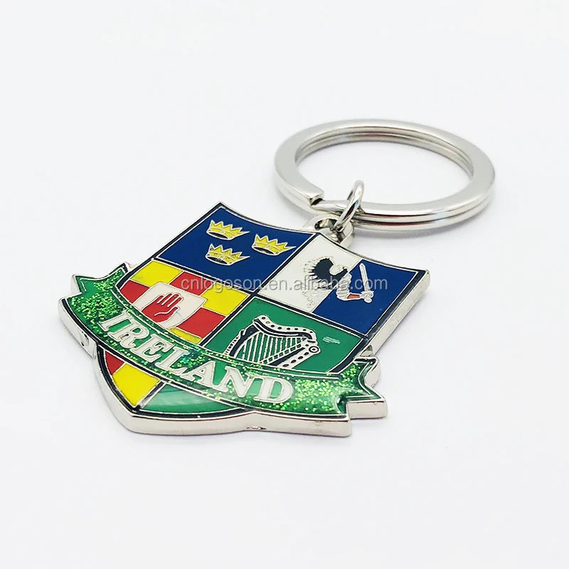 Sweden Flag Stockholm Old Town Top Quality Custom Keychain Logo Enamel Gamla Stan Swedish Metal Souvenir Key Chain