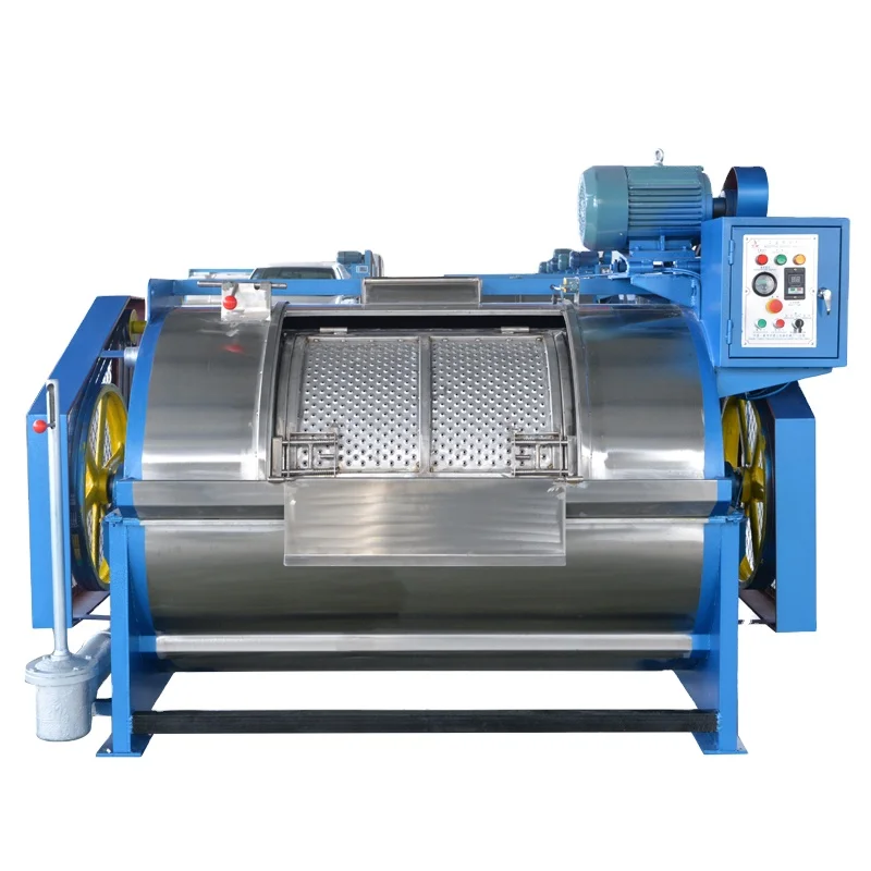 100kg Semi Automatic Commercial Washing Machine Steam Heated Hotel Clothes Industrial Good Prices on Sale