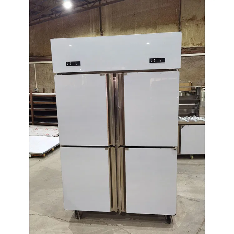 New Energy Saving Kitchen Commercial Refrigerator Stainless Steel Freezer Refrigeration Equipment