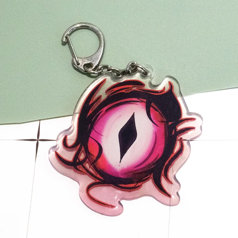 Cute Custom Design Custom Acrylic Plastic Keychain Charm With Epoxy Amine Acrylic Keychain