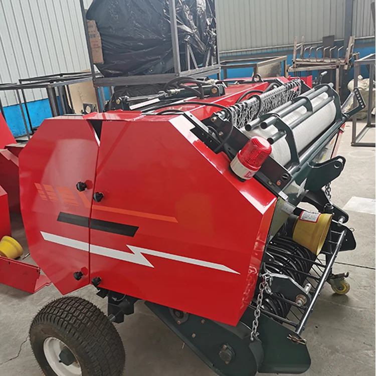 Farm machinery Farmland Bale Wrapper Straw Recycling Bailing Machine Easy To Use Hay Baler