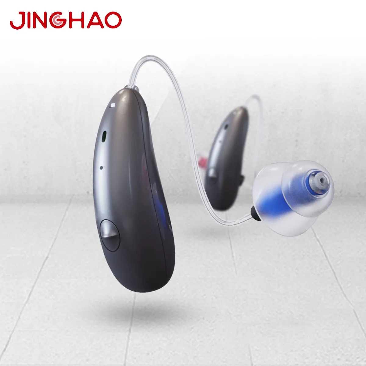 Jinghao 3-в-1 Многофункциональный зарядный чехол для приложения Contral OTC Best BTE Bluetooth цифровой перезаряжаемый слуховой аппарат 2024