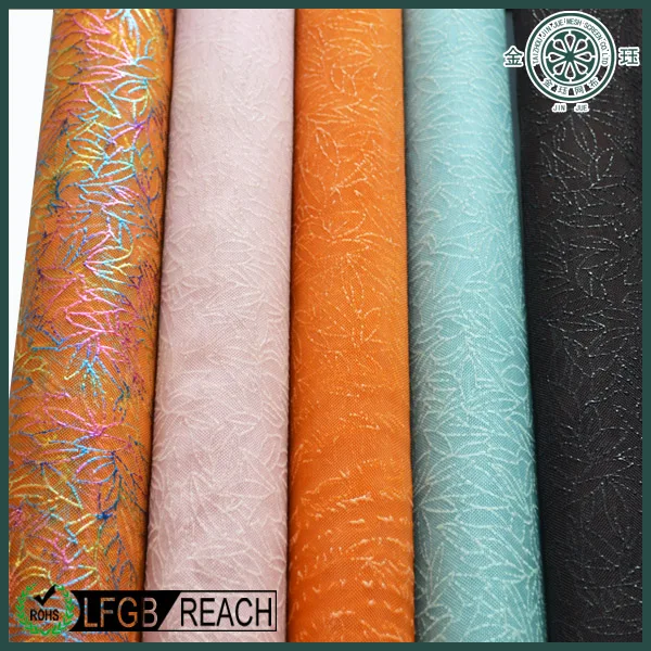 Custom Shape Polyester Sequin Material Fashion Rubber Patch Mesh Fabric for Shoes