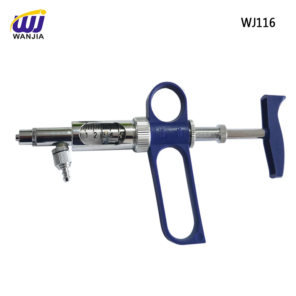 WJ116Veterinary syringe for fowl, Small dose poultry vaccinator chicken automatic vaccine syringe
